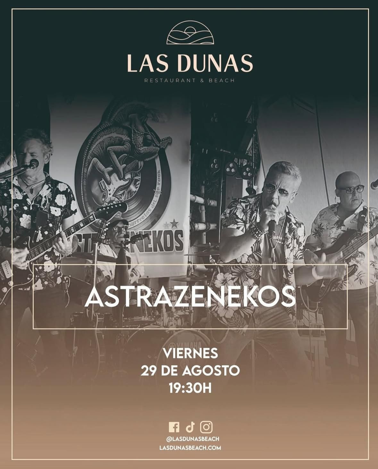 Astrazenekos, em Las Dunas. Rota.