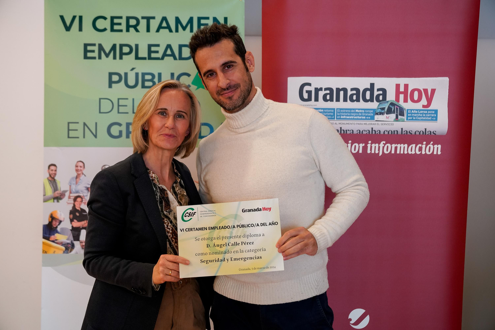Las mejores imágenes de la presentación de los 20 nominados del VI Certamen Empleado Público del Año en Granada