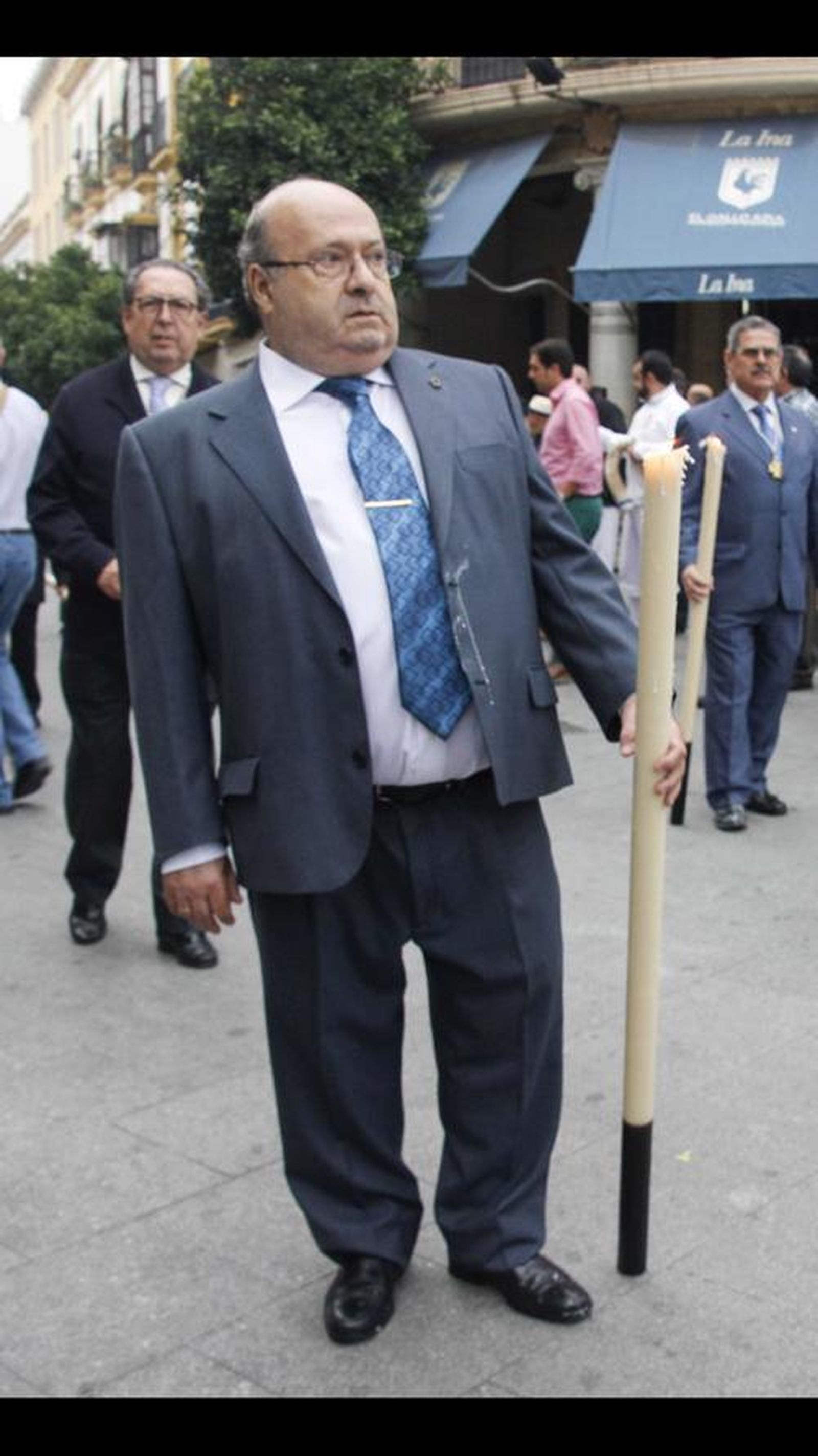 El cofrade Francisco Núñez.