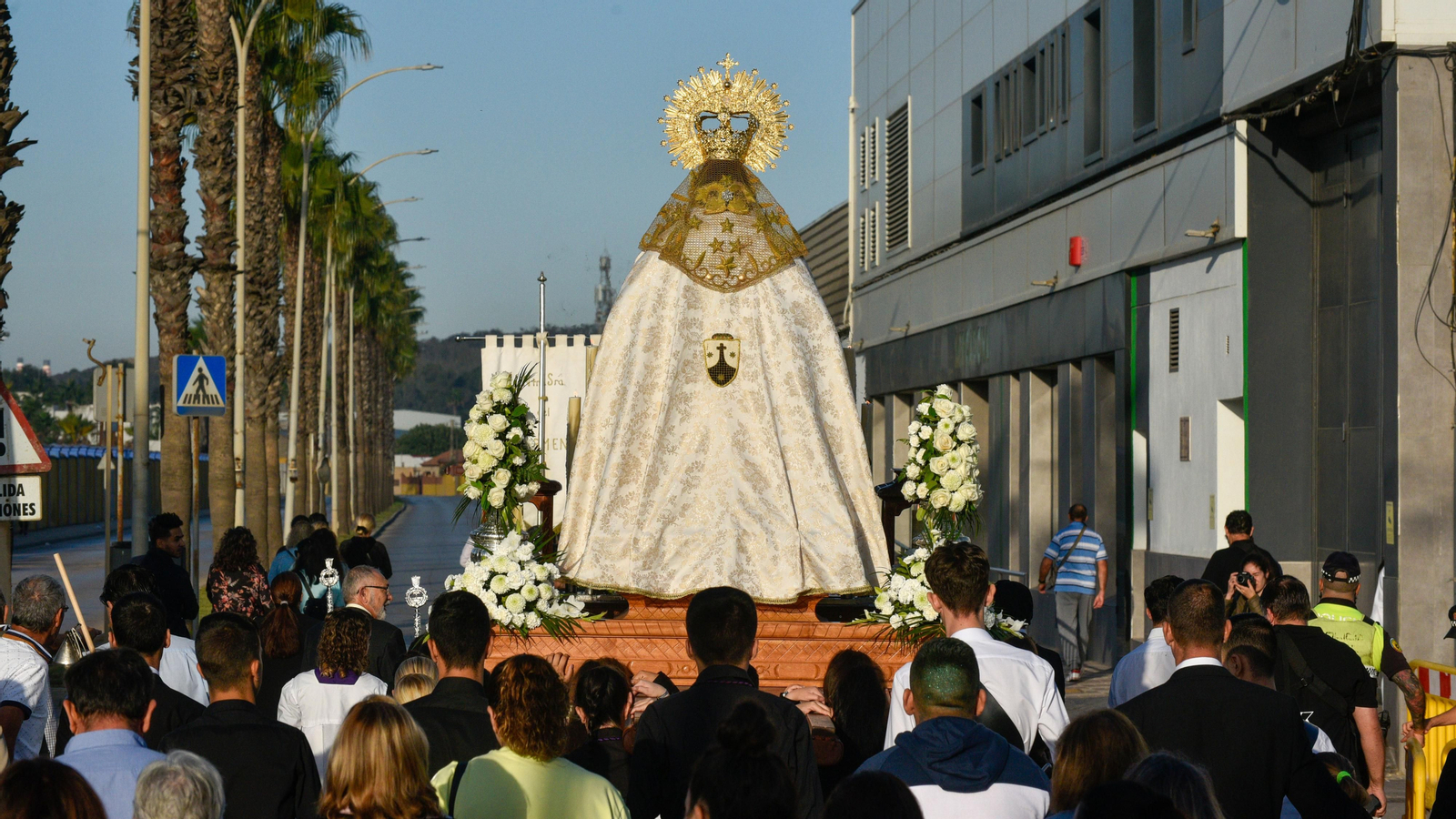 Procesión de La Virgen del Carmen en La Línea por el Dia de Todos los Santos