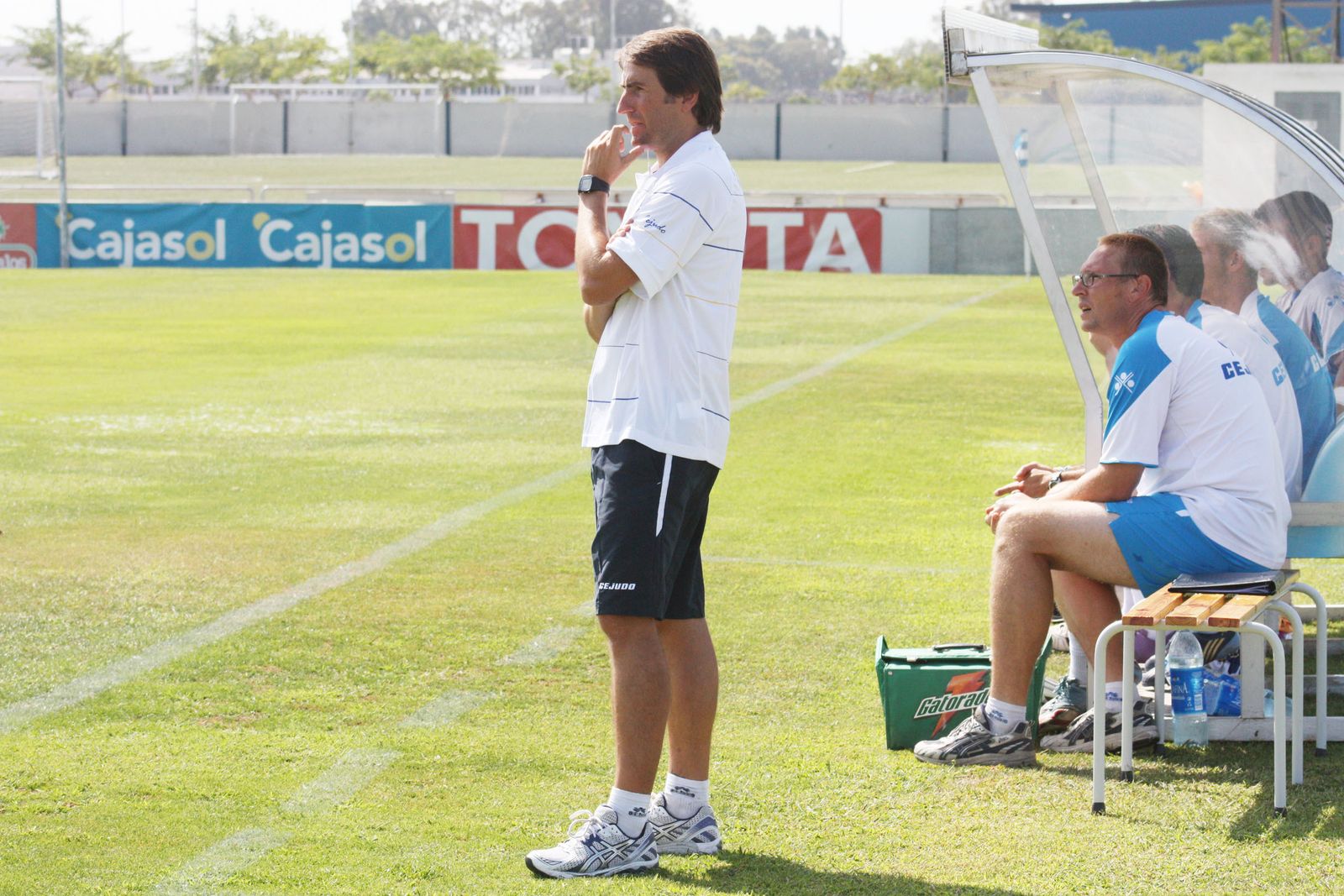 Gandarias, técnico del Cartaya, apuesta por el ascenso del XDFC.