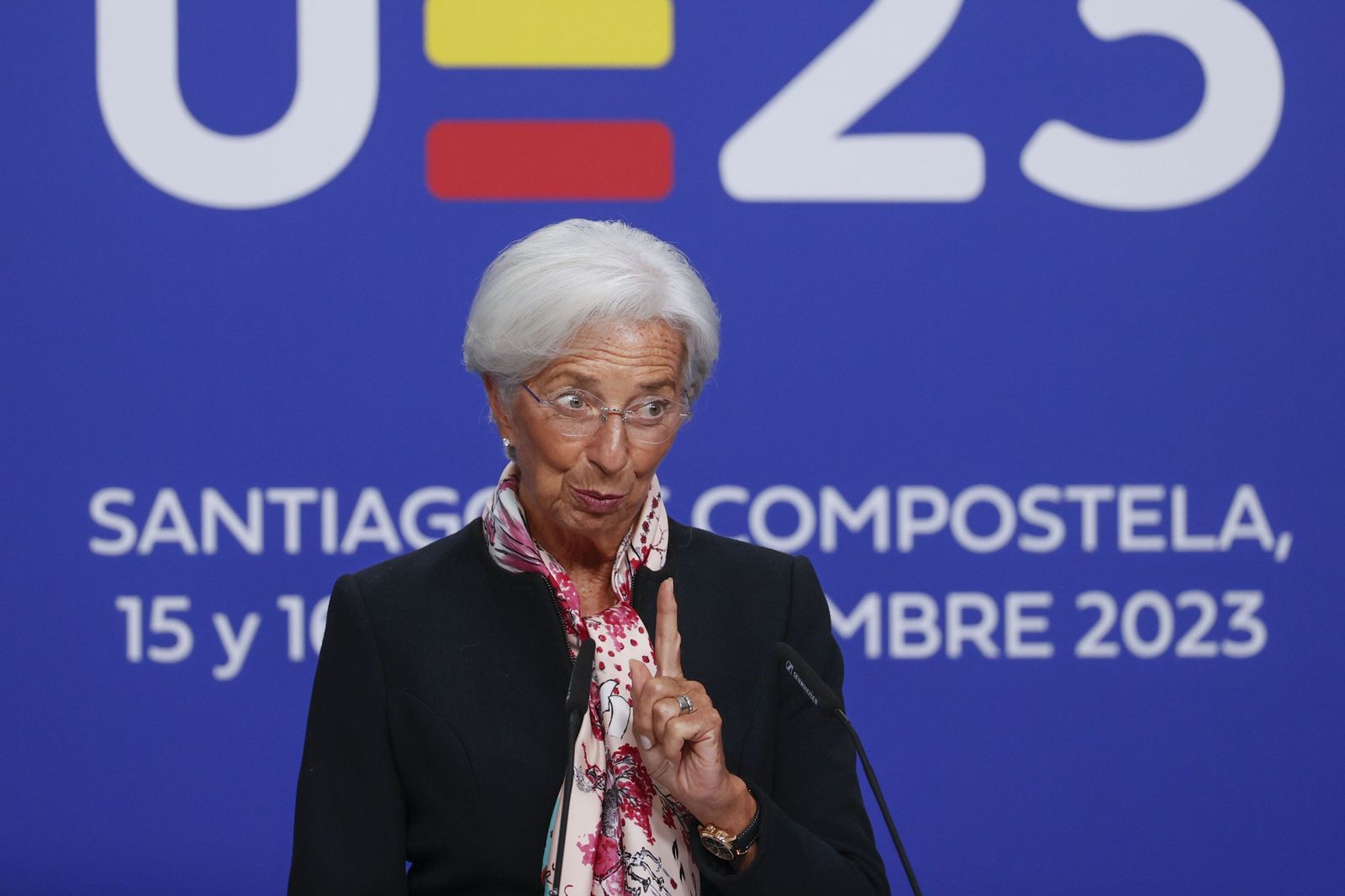 Christine Lagarde, presidenta del BCE