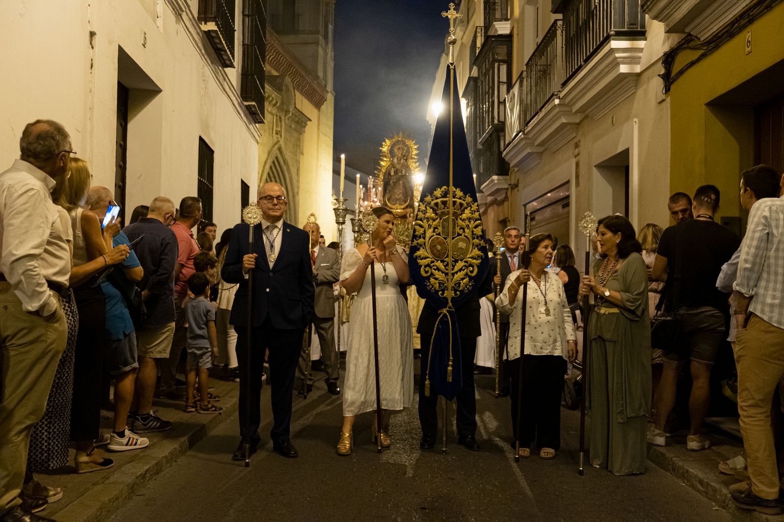 Las imágenes de la procesión de la Virgen de la Luz, en San Esteban