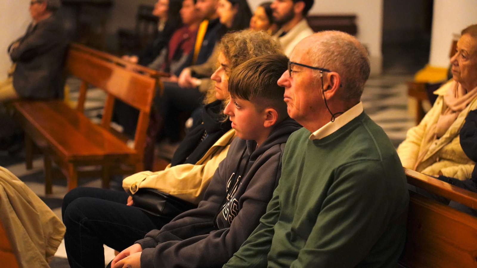 Fotos del recital de saetas de la Hermandad de la Palma y la Sociedad del Cante Grande en Algeciras