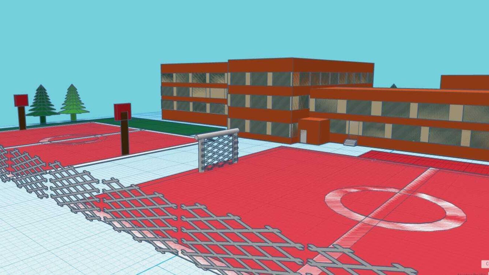 El IES José Caballero diseñado en 3D por los alumnos del centro