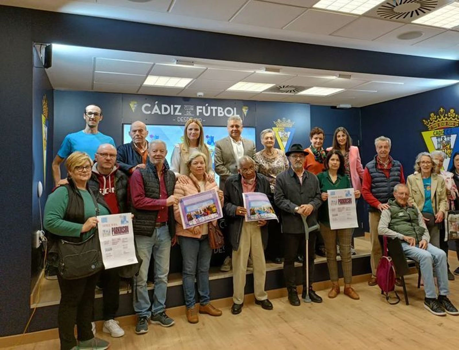 Presentación de los actos por el Día Mundial del Parkinson en Cádiz.