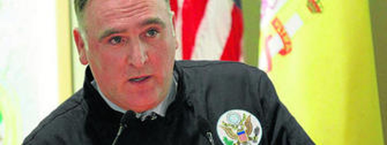El cocinero José Andrés en una reciente conferencia impartida en la embajada norteamericana en Madrid.