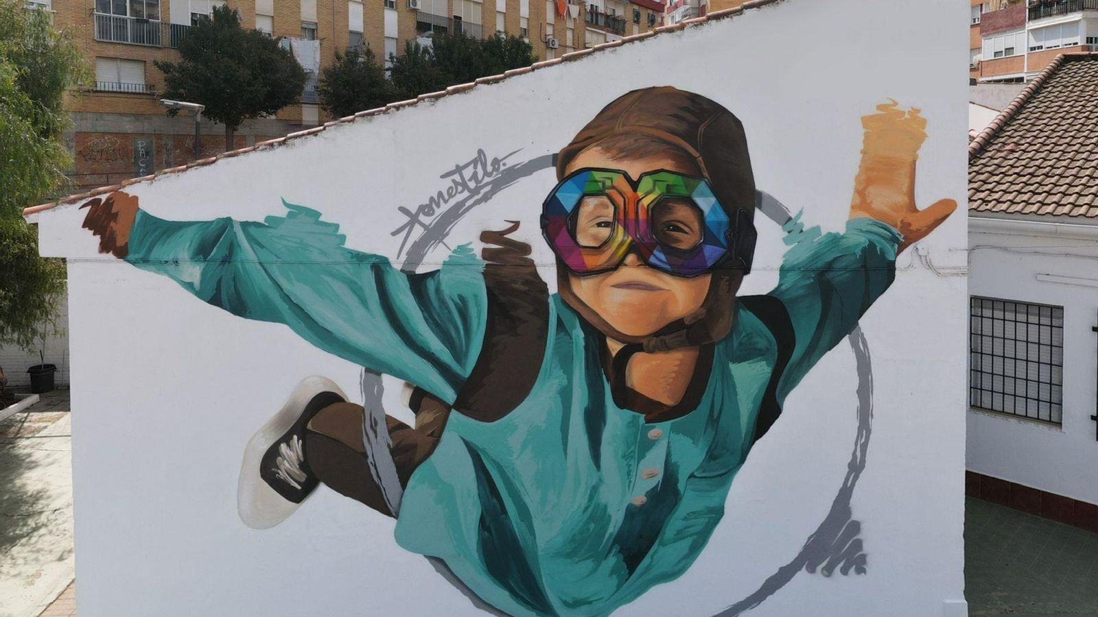 Mural para la asociación de autismo Ánsares Huelva