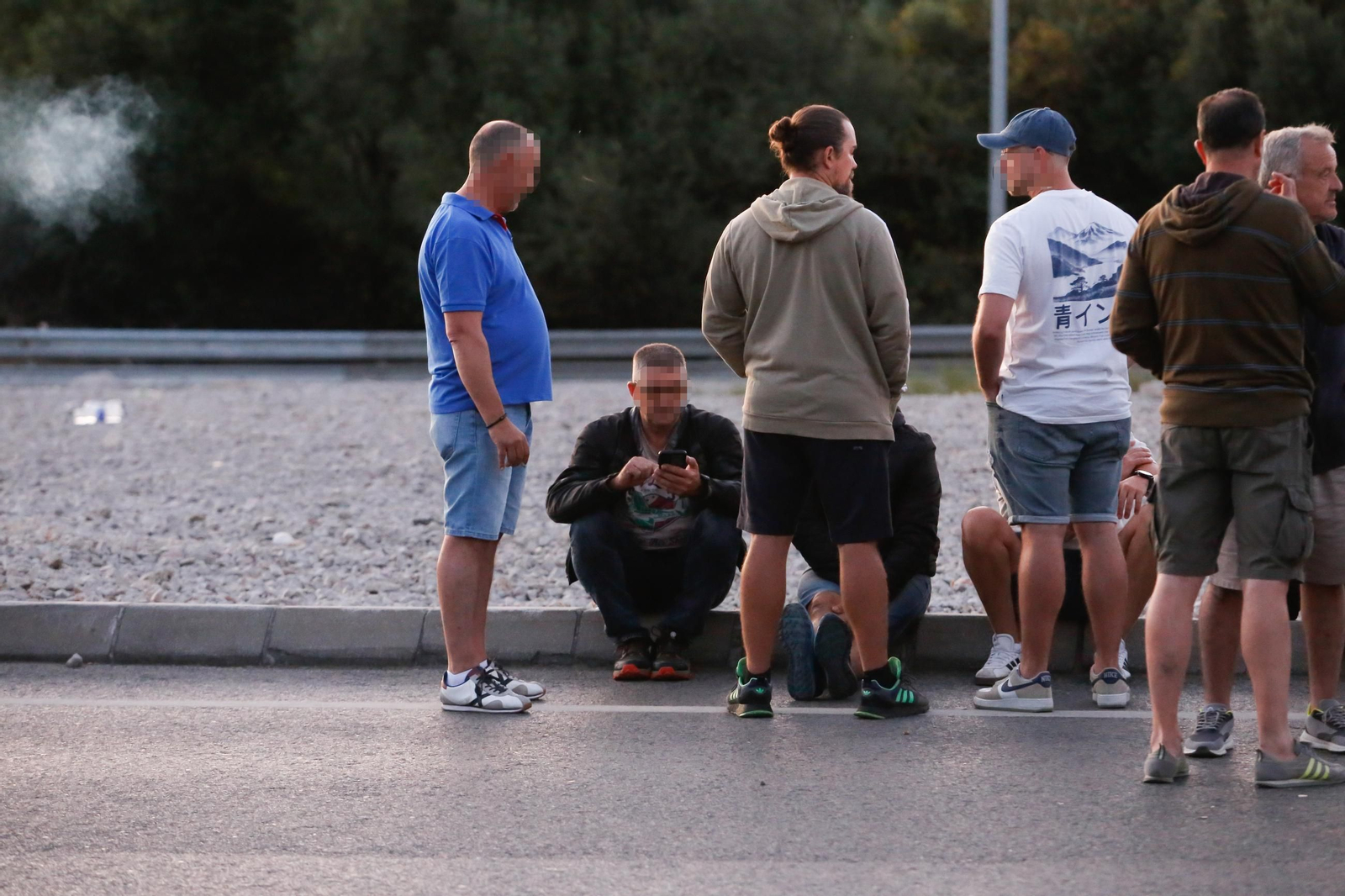Fotos de la jornada del jueves de la huelga del metal en el Campo de Gibraltar