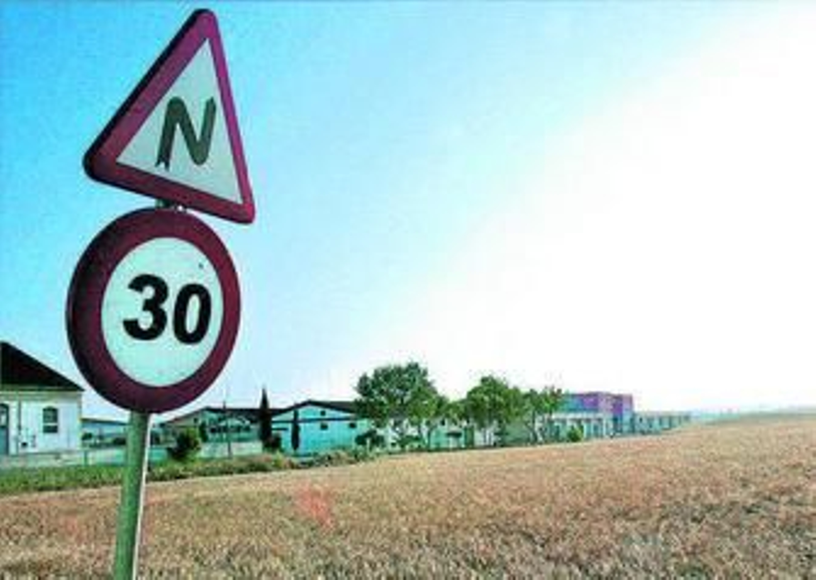 Terrenos de Pastranilla, a espaldas del polígono Ronda Oeste, que deberían haberse desarrollado en 2008.