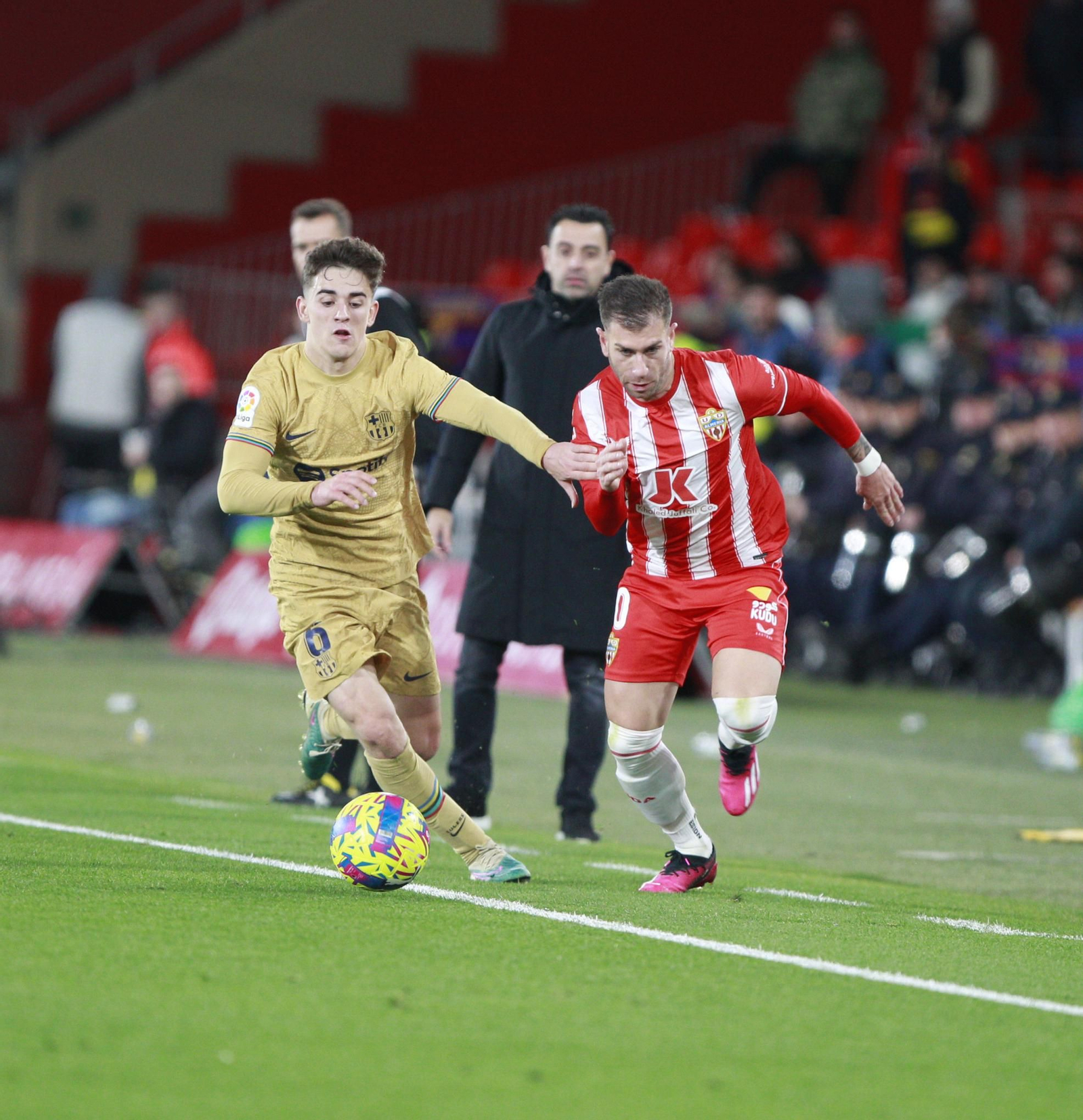 Imágenes de la victoria de la U.D. Almería ante el F.C. Barcelona