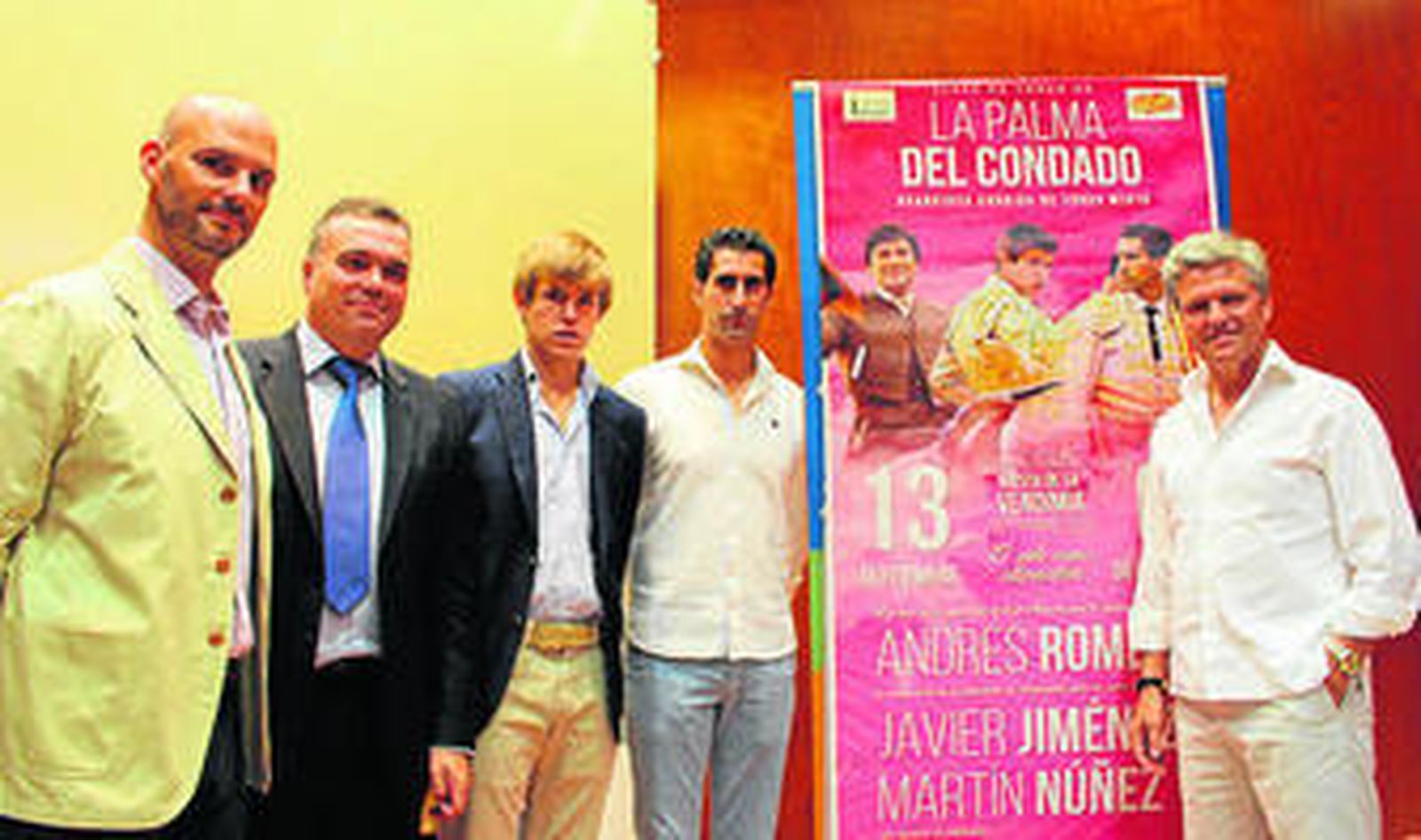 Peralta, García, Jiménez, Martín Núñez y Espartaco, en la presentación.
