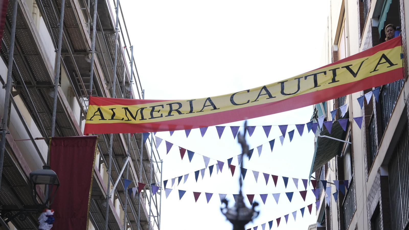 Imágenes de la salida extraordinaria de Jesús Cautivo de Medinaceli, por su 75 aniversario, Almería