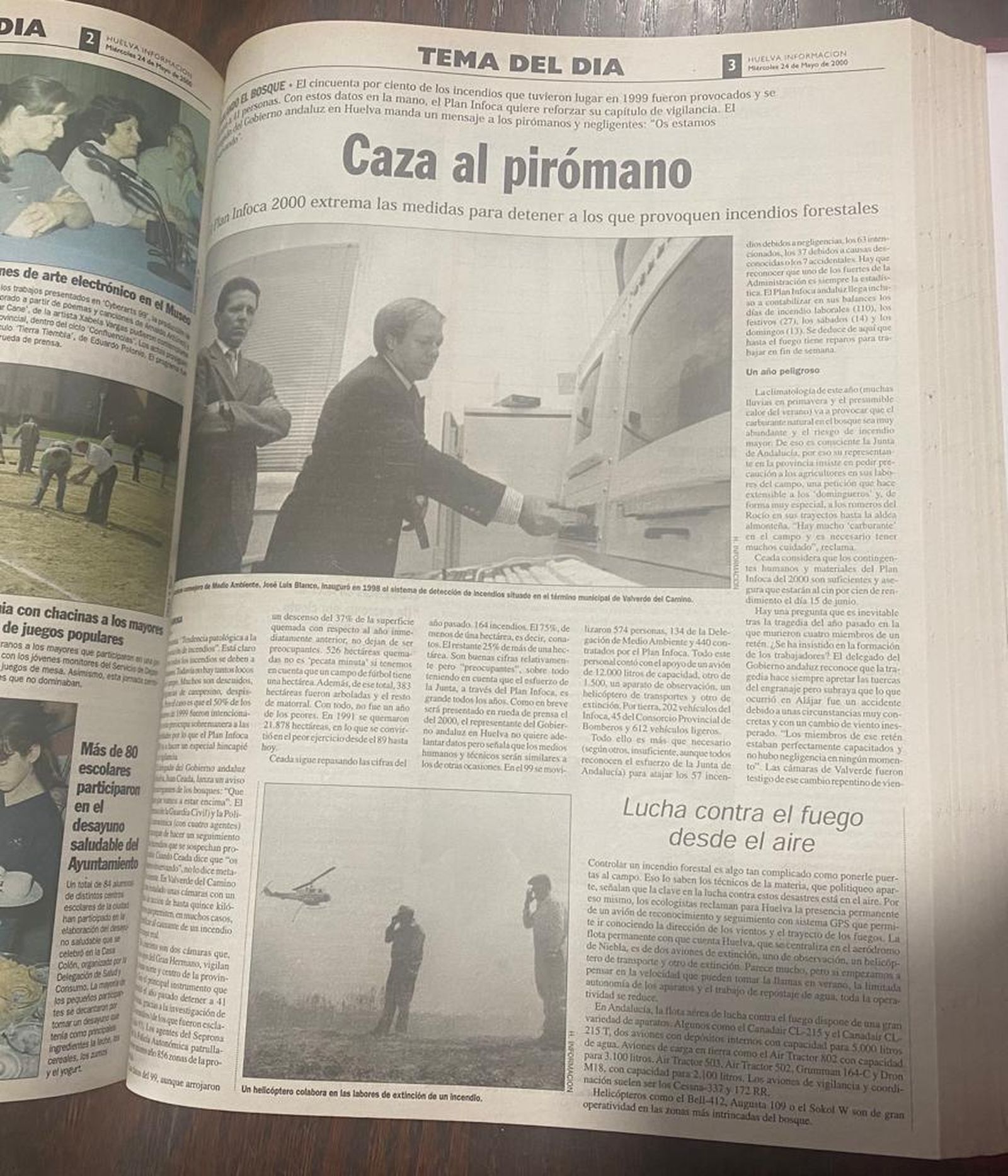 Caza al pirómano en Huelva