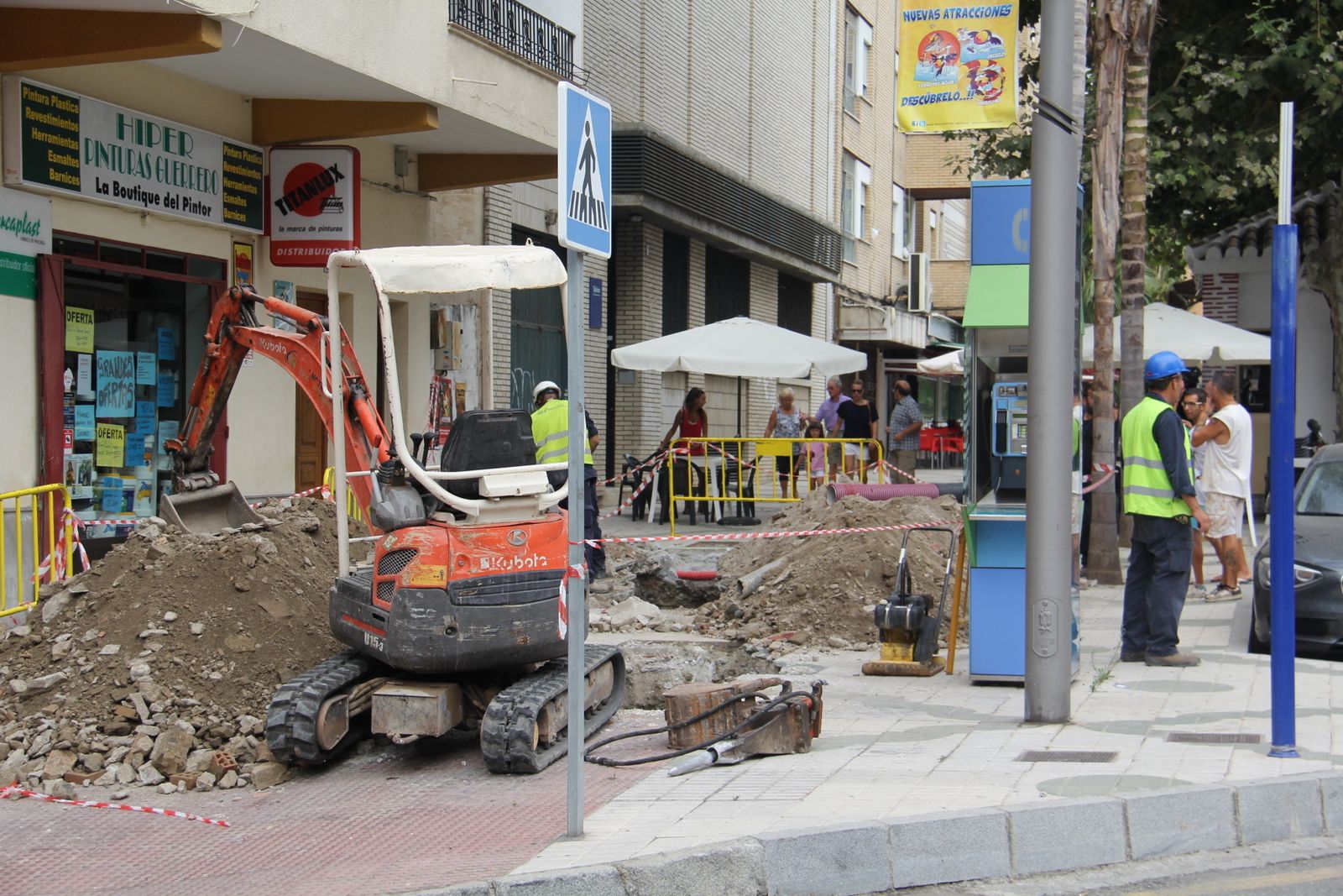 Trabajos anteriores de Endesa para mejorar el servicio eléctrico en el municipio.