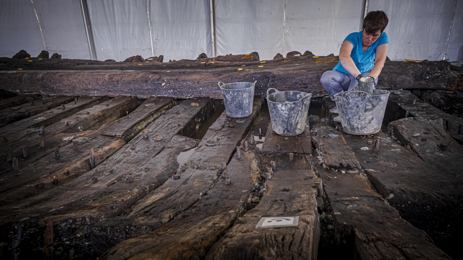 Las imágenes del pecio del siglo XVII (Delta I) rescatado en aguas de la Bahía de Cádiz