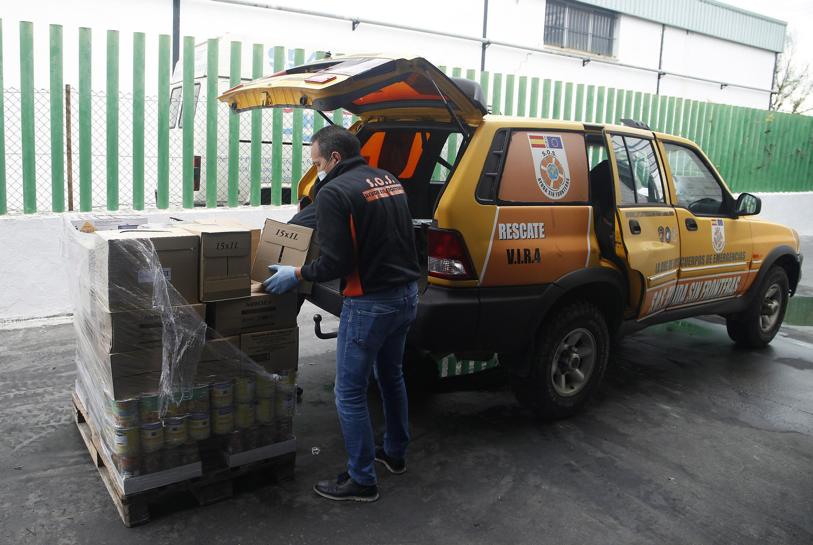 Banco de alimentos continúa su importante labor. Coronavirus