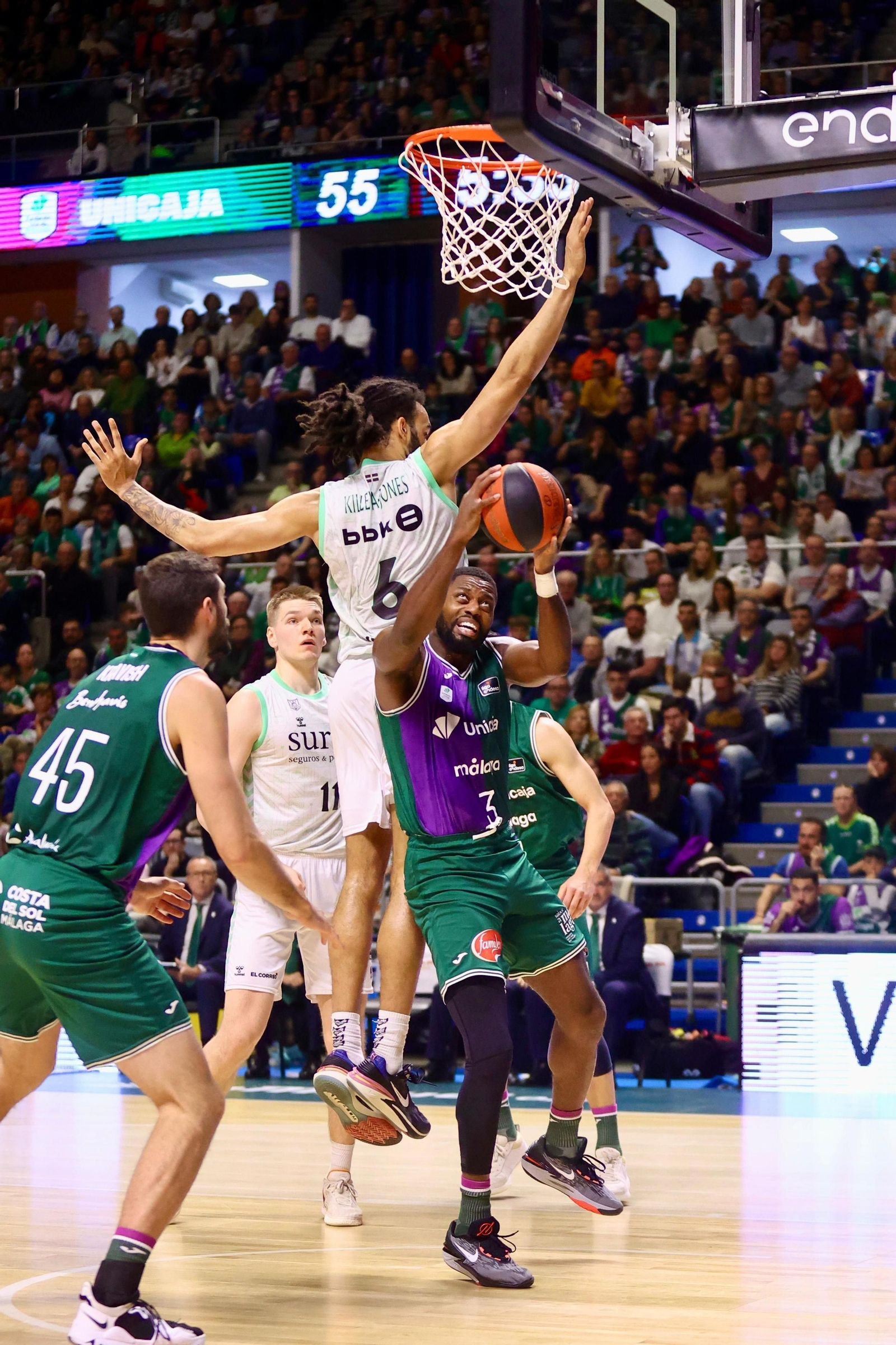El Unicaja - Surne Bilbao, en fotos