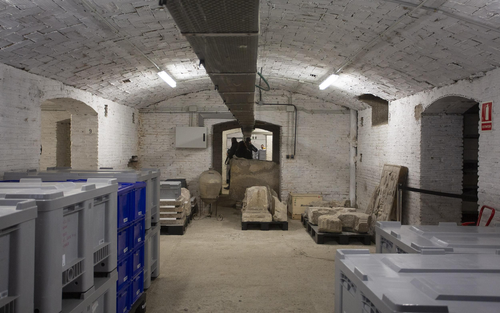 El traslado de las piezas del Museo Arqueológico, en imágenes.