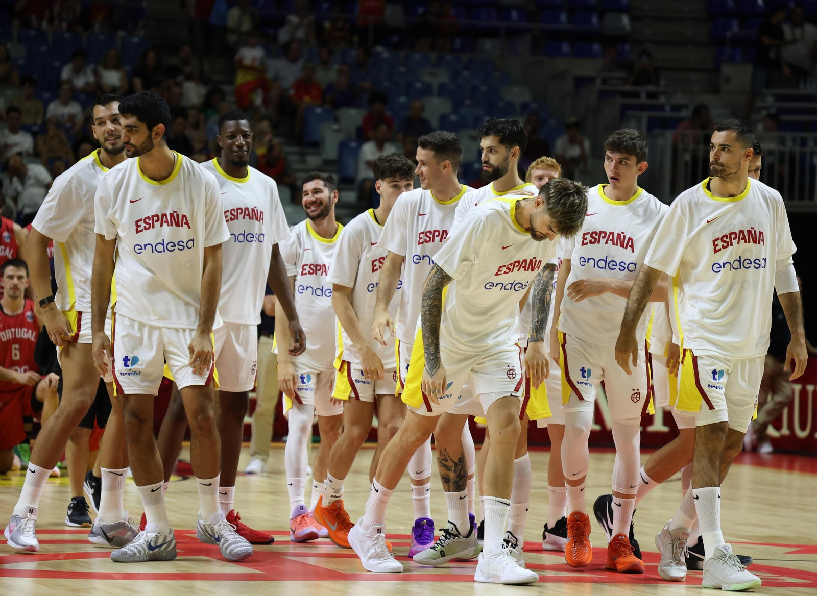 España-Portugal de baloncesto en Málaga, en fotos