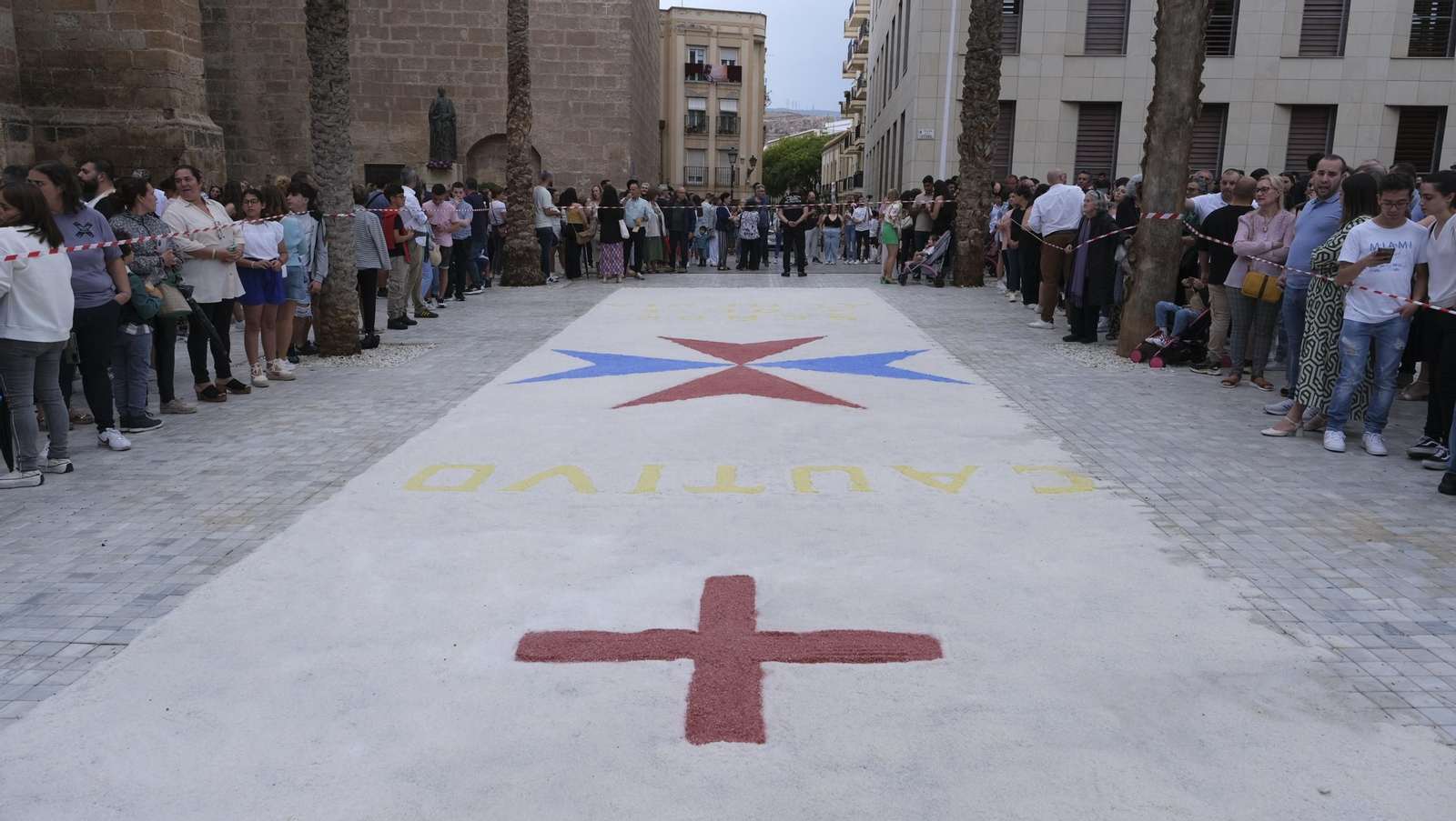 Imágenes de la salida extraordinaria de Jesús Cautivo de Medinaceli, por su 75 aniversario, Almería