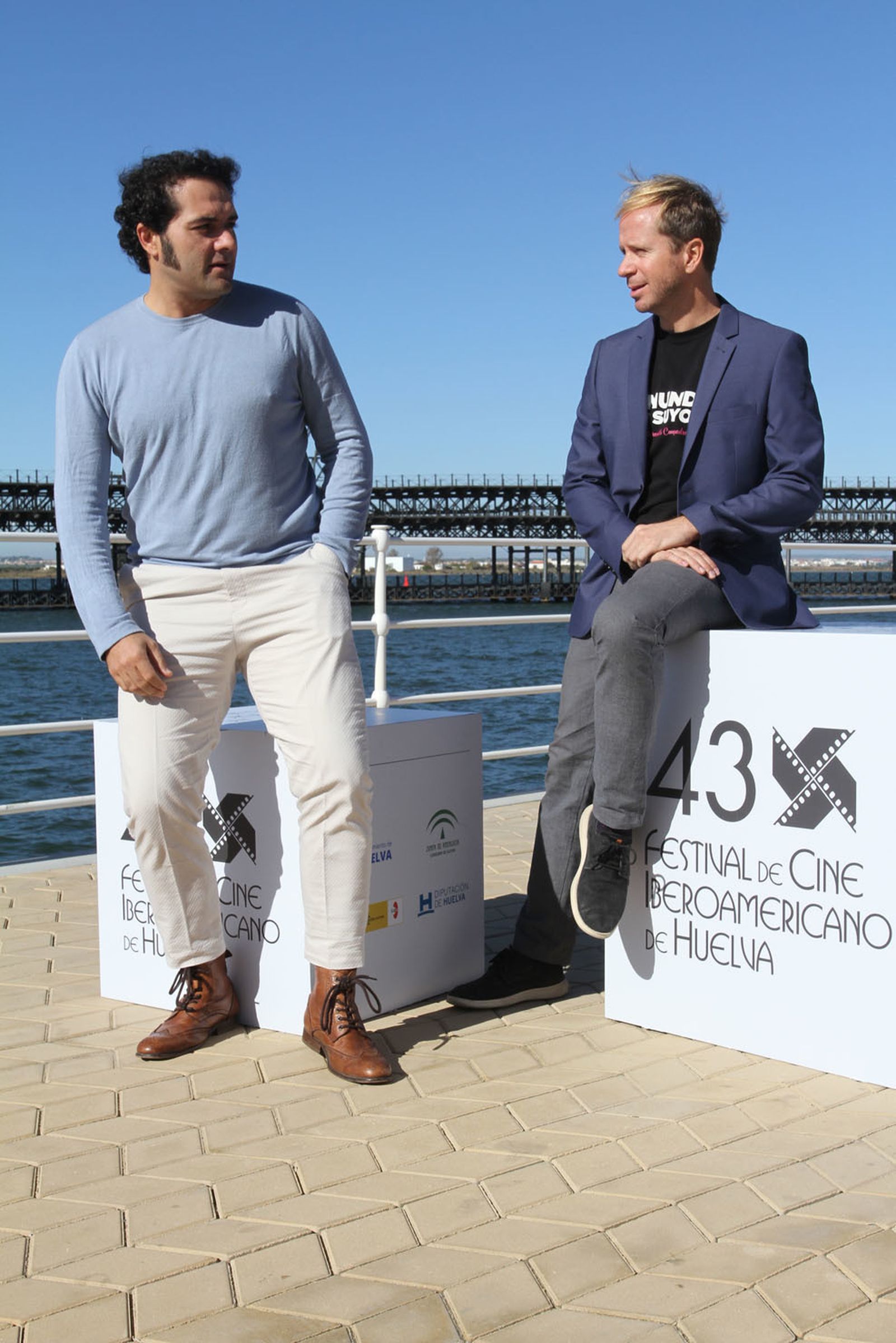 Alfonso Sánchez y Alberto López Premio Luz del Festival de Cine Iberoamericano de Huelva