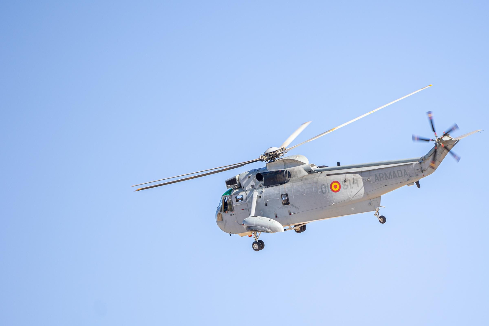 Imágenes de la Despedida del Sea King de la quinta escuadrilla