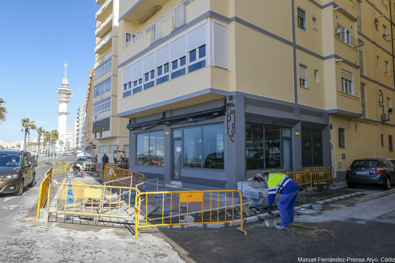 La avenida Fernández Ladreda, que ahora será Alcalde Manuel de la Pinta.