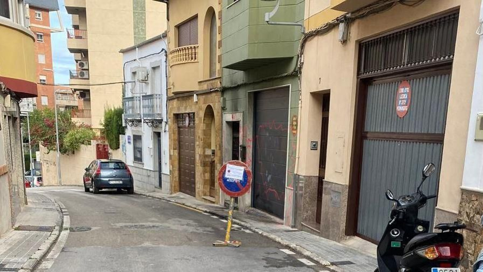 Calle Cazorla en el barrio de Santa Isabel.