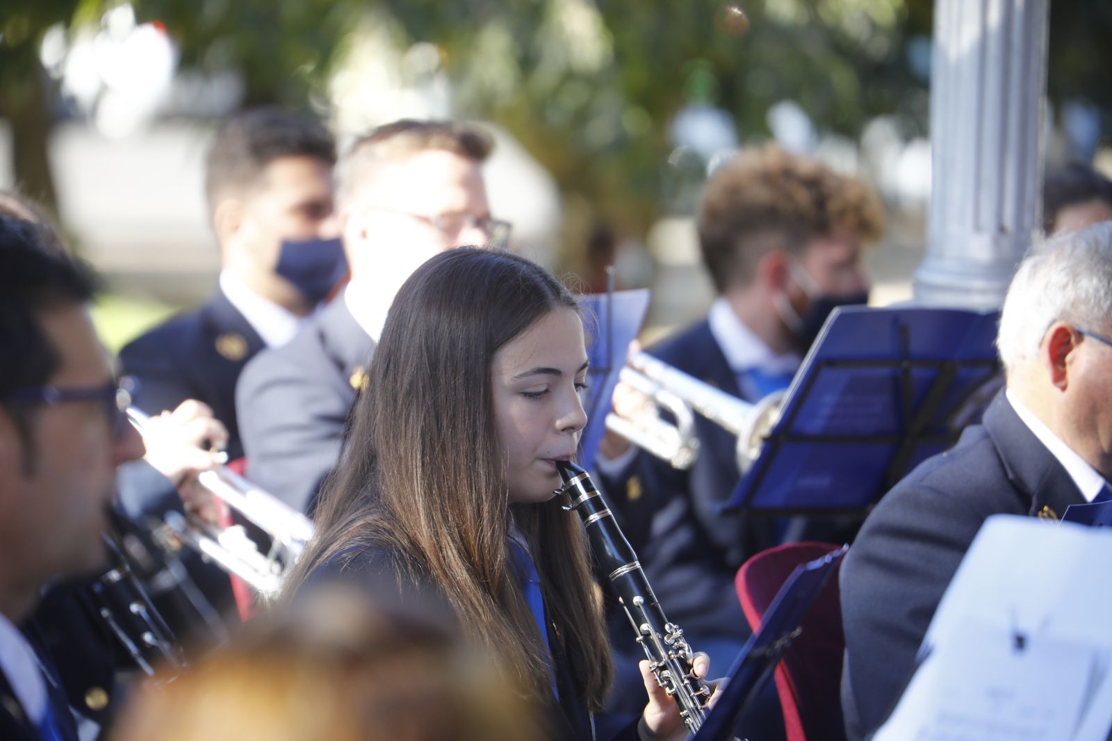 La banda de música de la Estrella inaugura Viento Joven en el quiosco de La Victoria de Córdoba