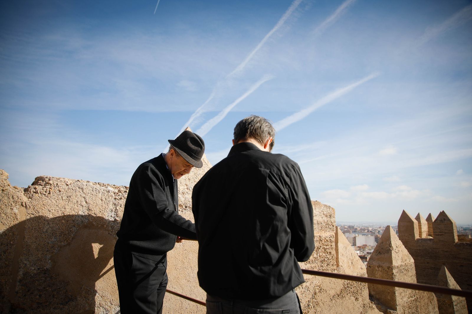 Las imágenes de la restauración de la Muralla de San Cristóbal