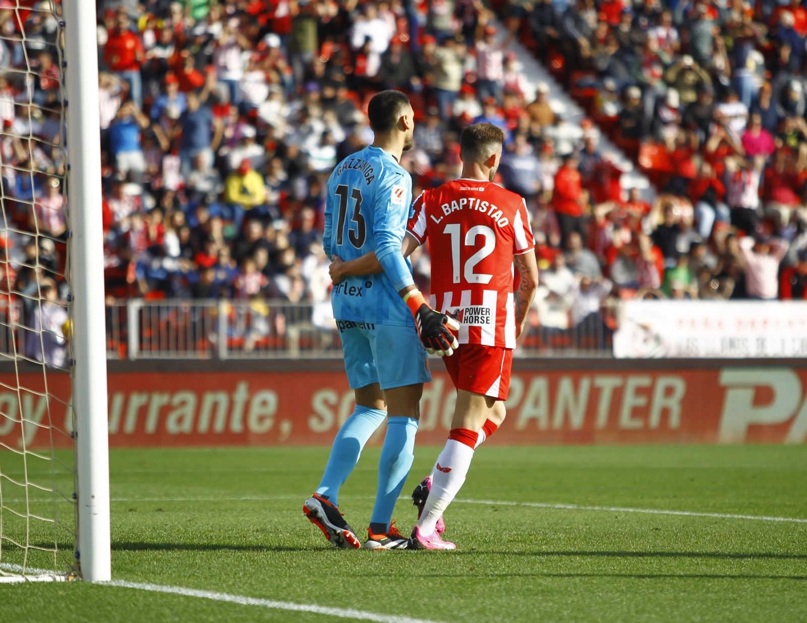 Las mejores imágenes del partido de fútbol U.D. Almería-Girona F.C.