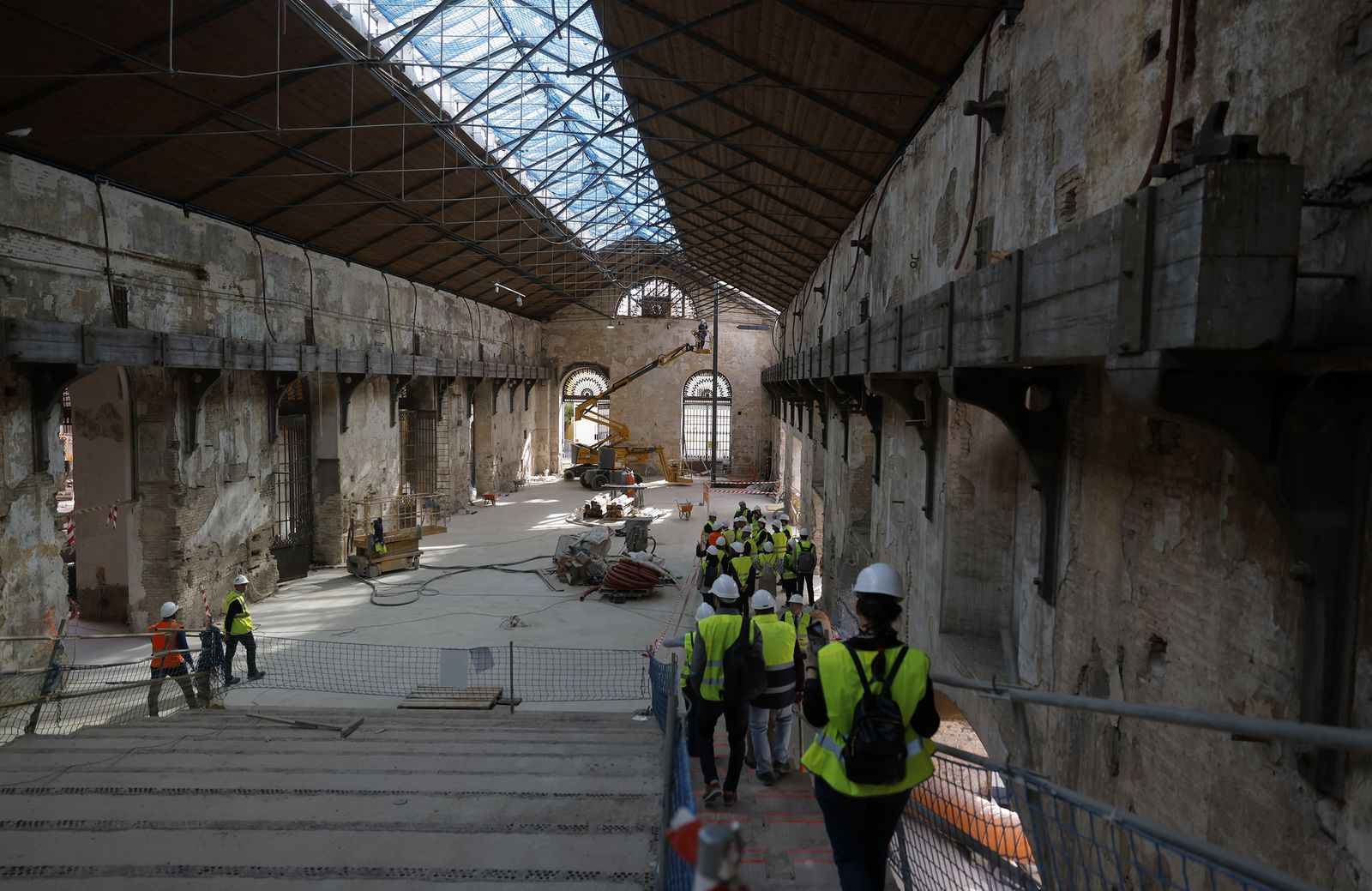 Las imágenes de la visita  a la Fábrica de Artillería