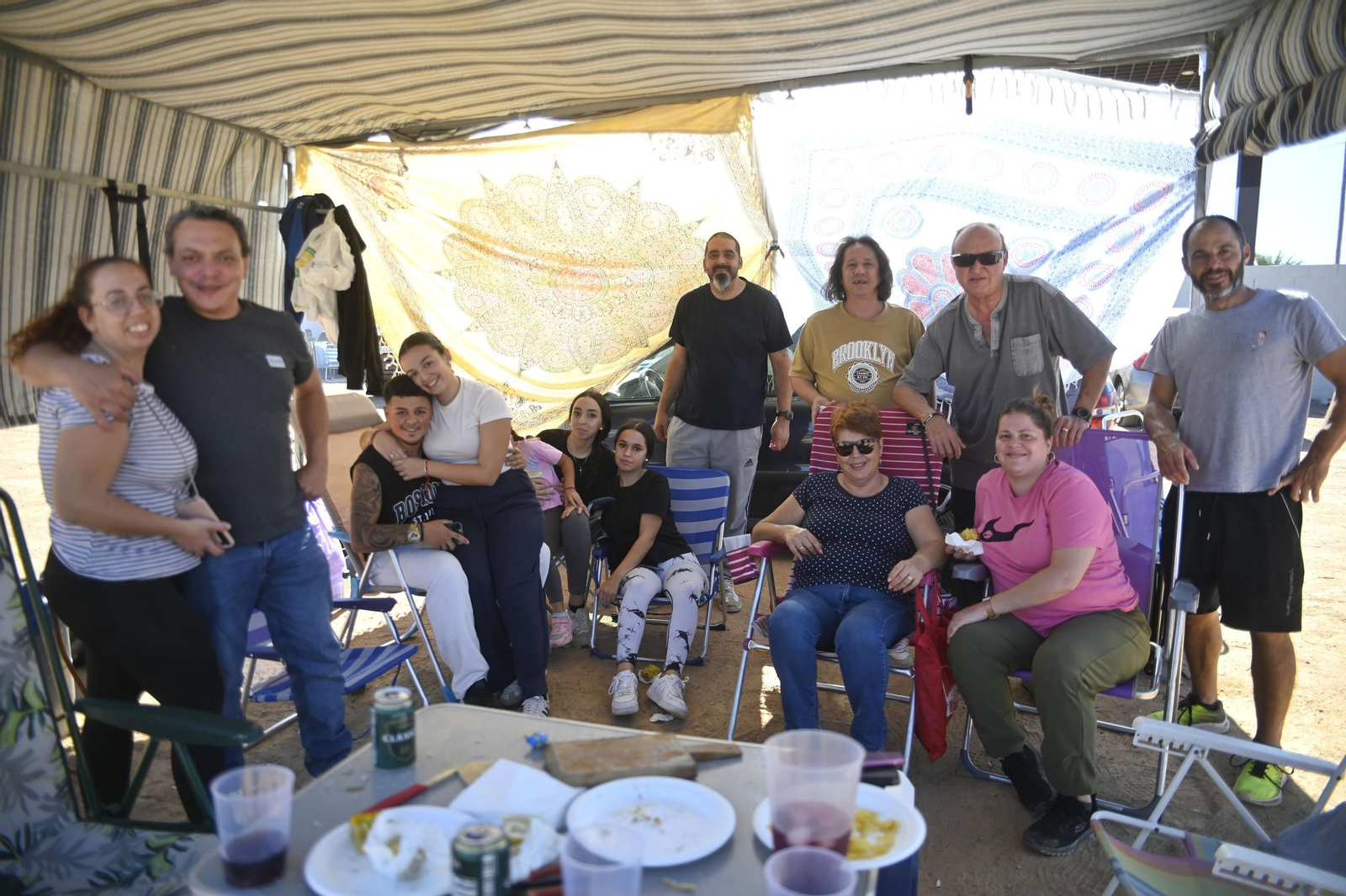 Los peroles se trasladan a El Arenal por San Rafael, en imágenes