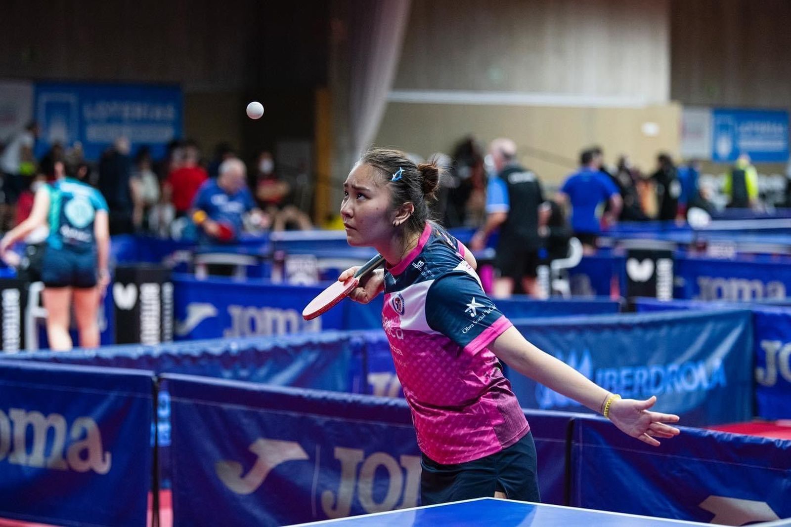 Alsu Saparova, jugadora kazaja del CTM Jerez femenino de División de Honor.