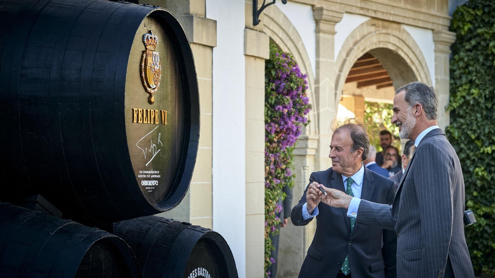 Visita del Rey Felipe VI a El Puerto por el 250º aniversario de Osborne