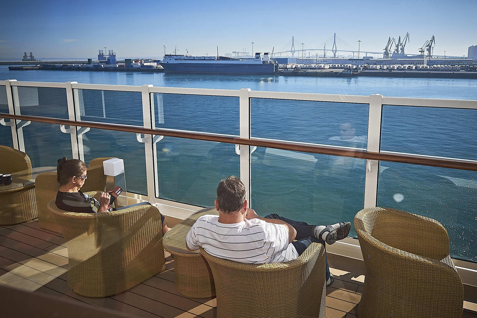 Primera escala en Cádiz del crucero MSC Seaside
