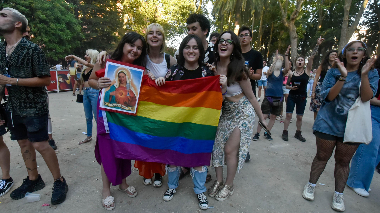 Fotos de la celebración del Orgullo LGTBI en Algeciras con Manolita Chen