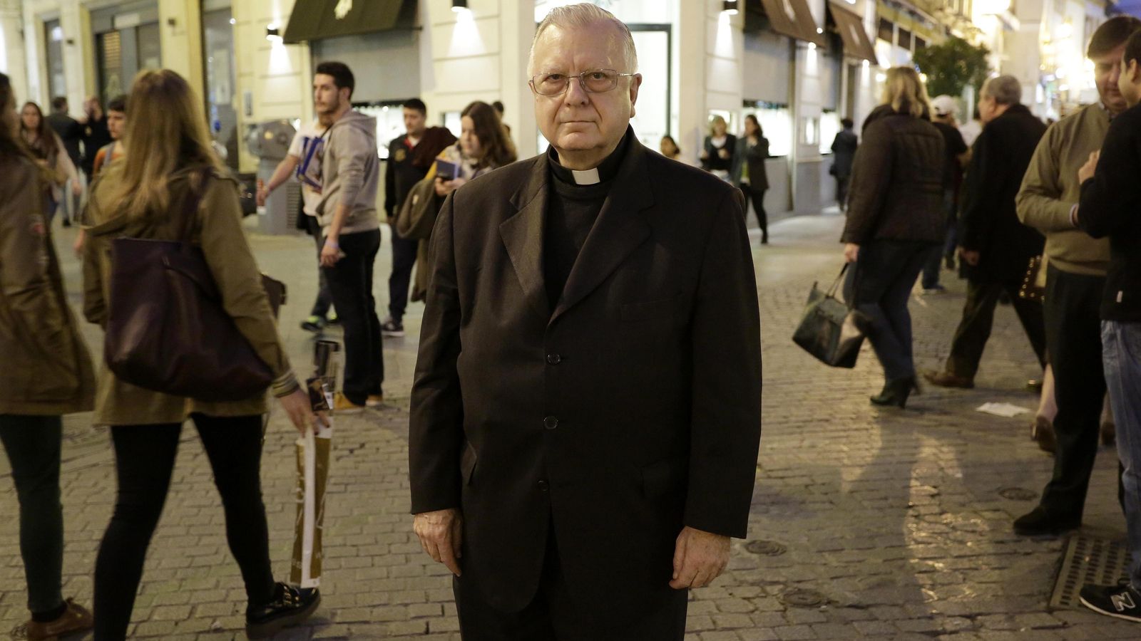 Ángel Gómez Guillén, en el centro de Sevilla en 2015