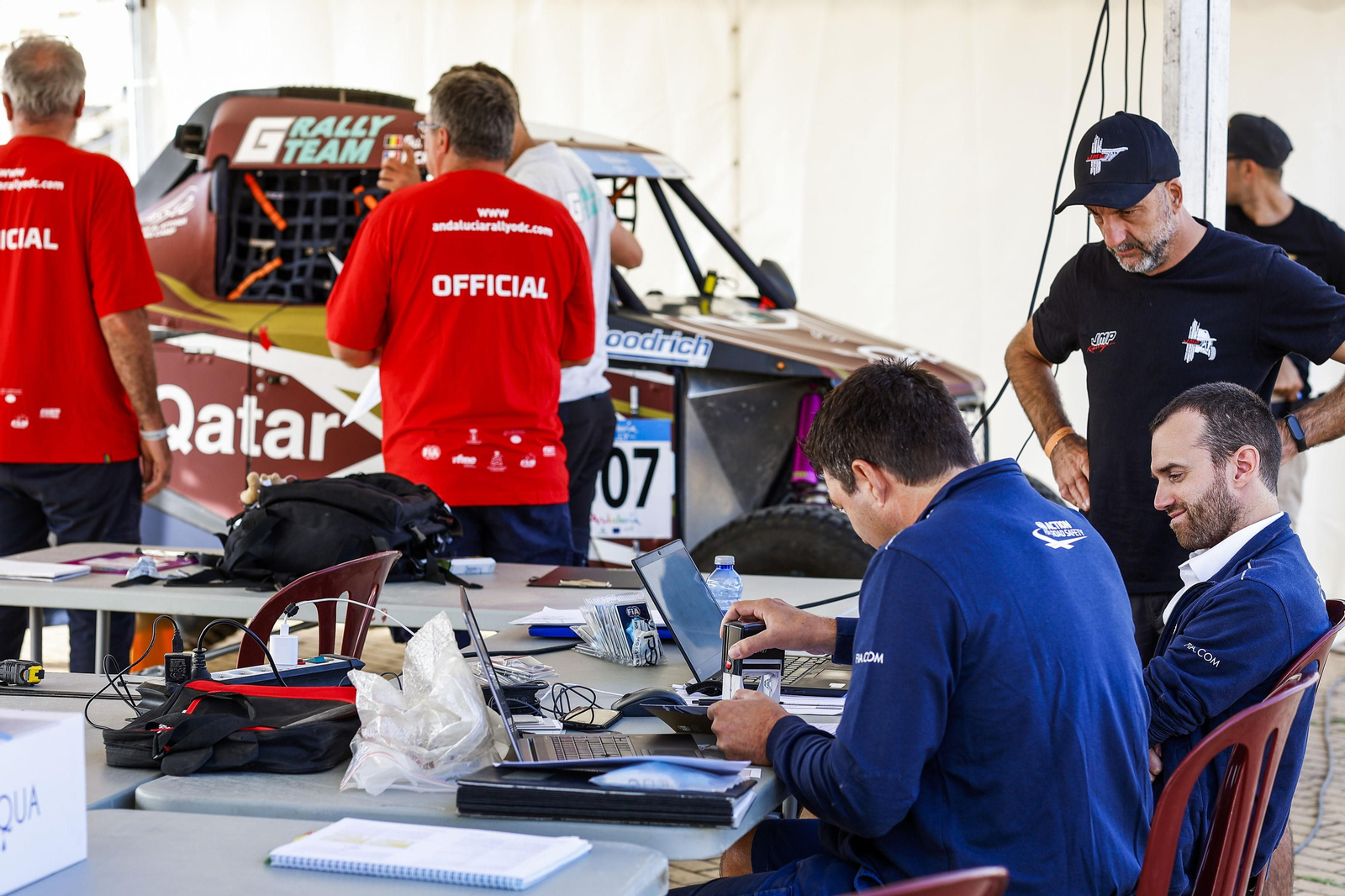 Las imágenes del 'Dakar' de Dos Hermanas