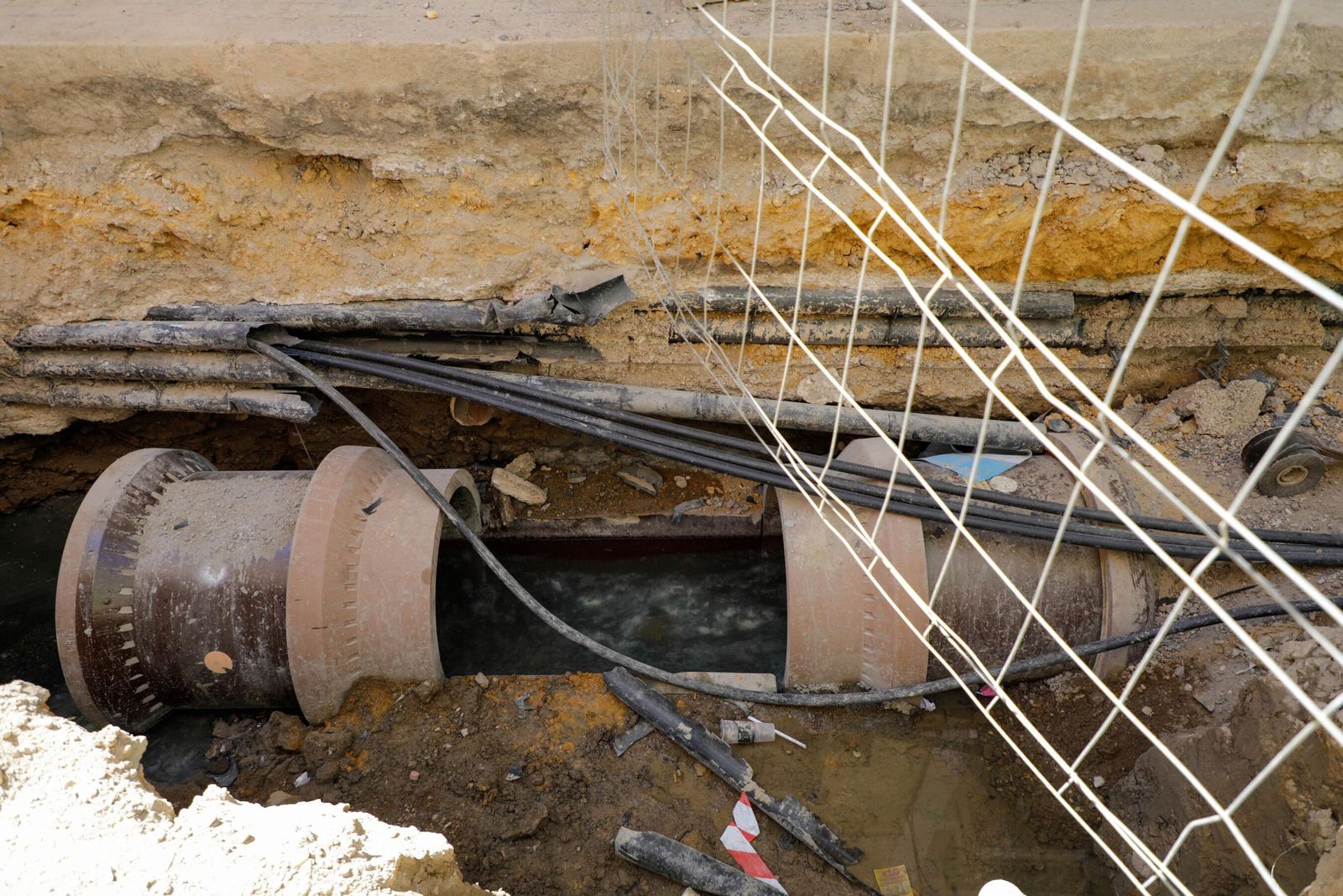 Las fotos de las obras en la calle Zaragoza de Sevilla