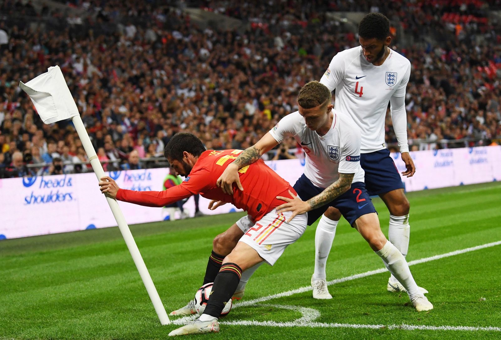 Las imágenes del Inglaterra-España