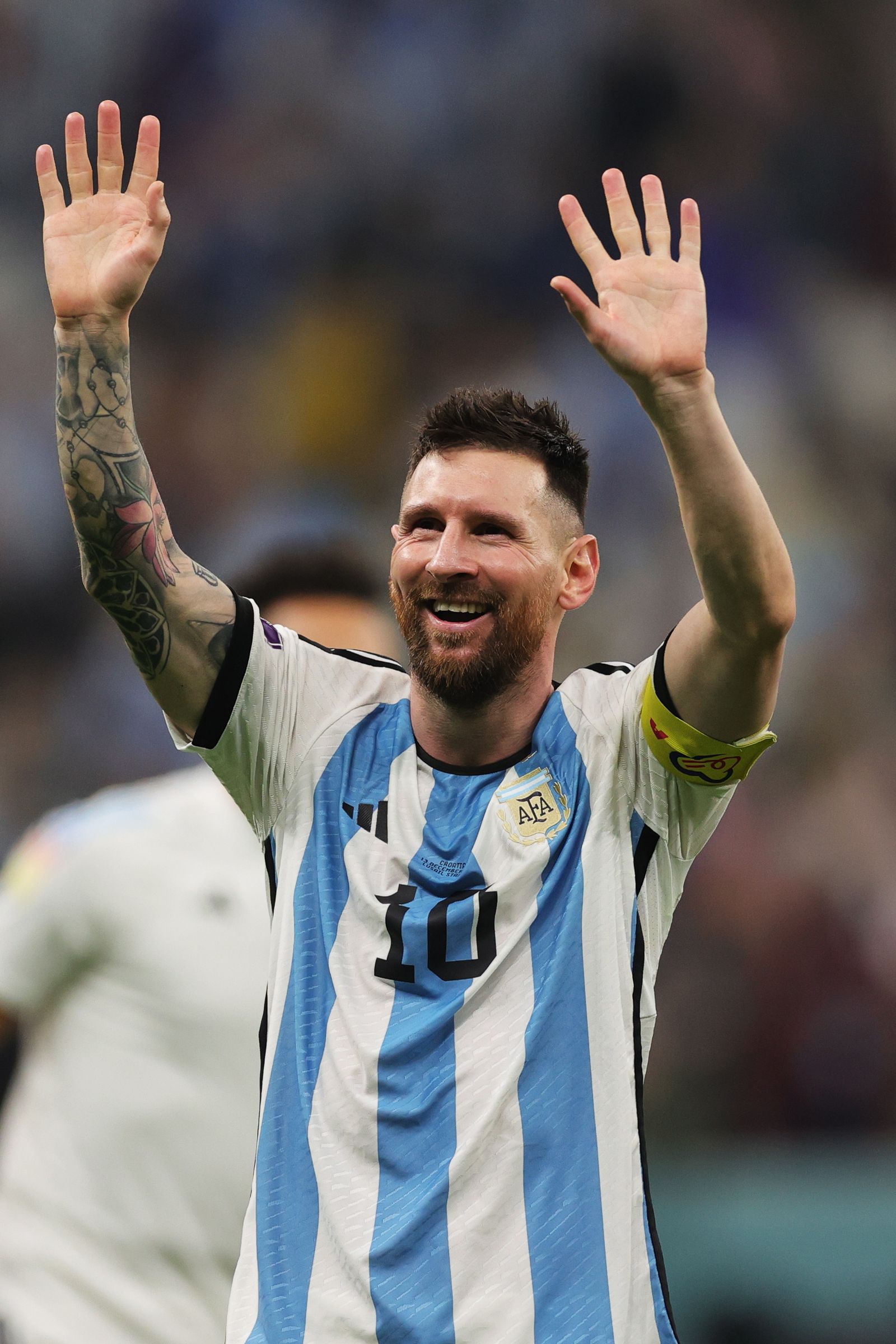 Las fotos de Messi contra Croacia