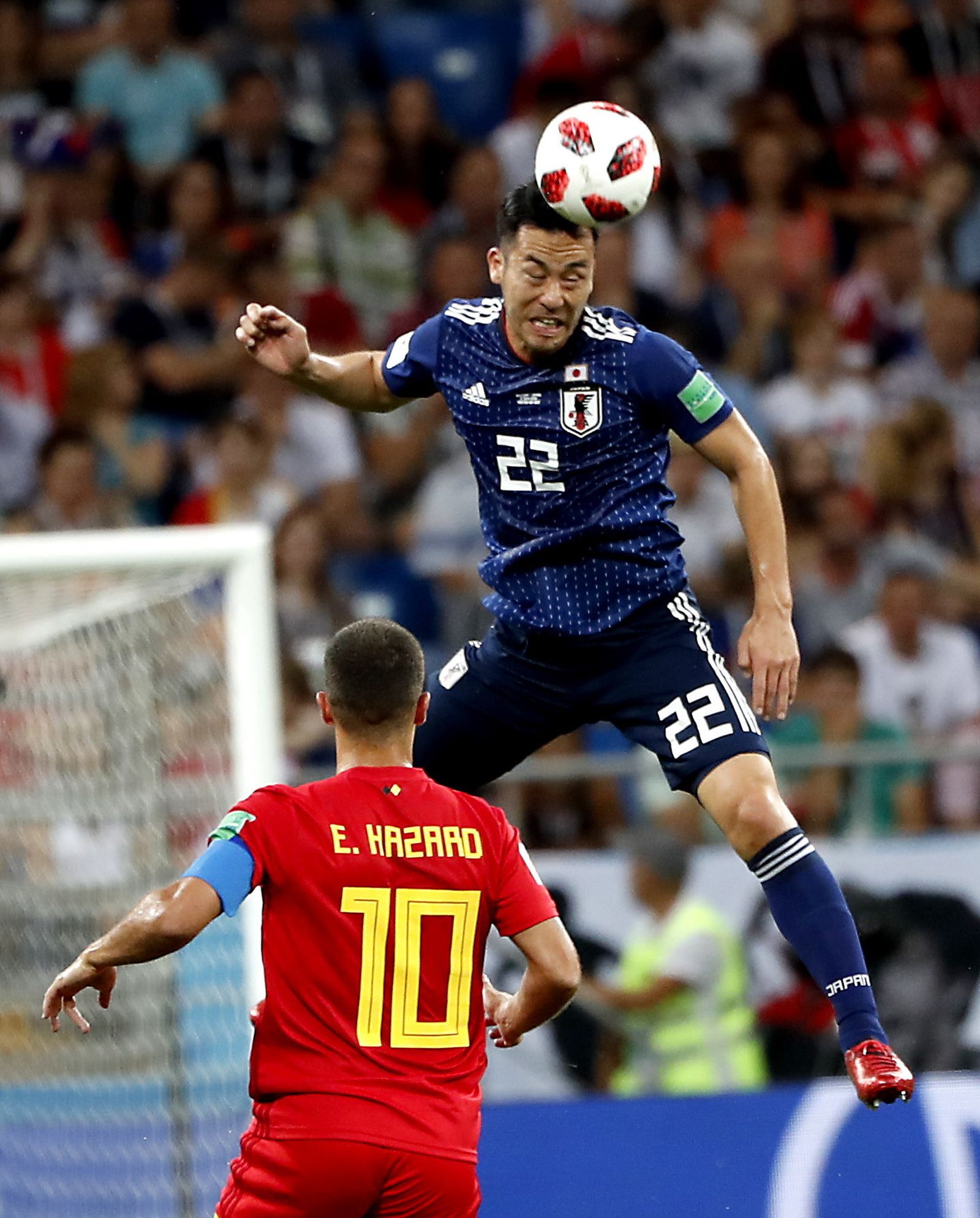 Las imágenes del Bélgica-Japón