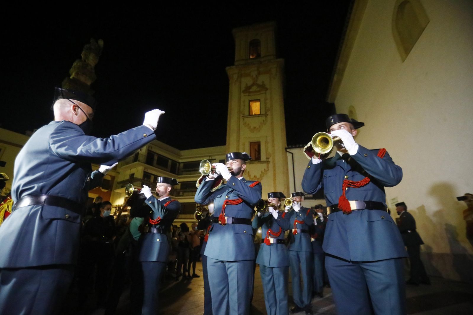 La retreta militar en Córdoba, en fotografías
