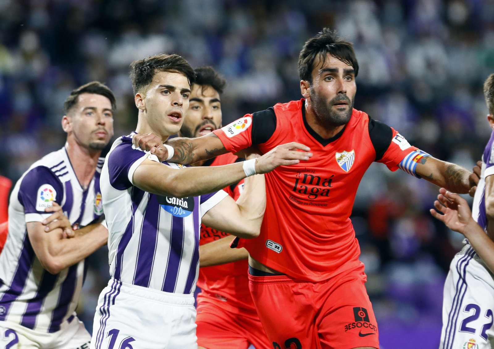 El Real Valladolid - Málaga CF, en fotos