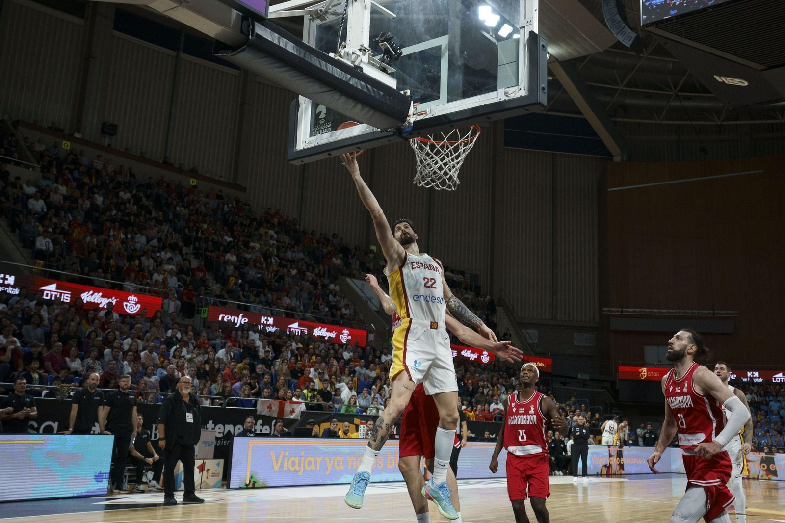 Las fotos del España-Georgia de baloncesto