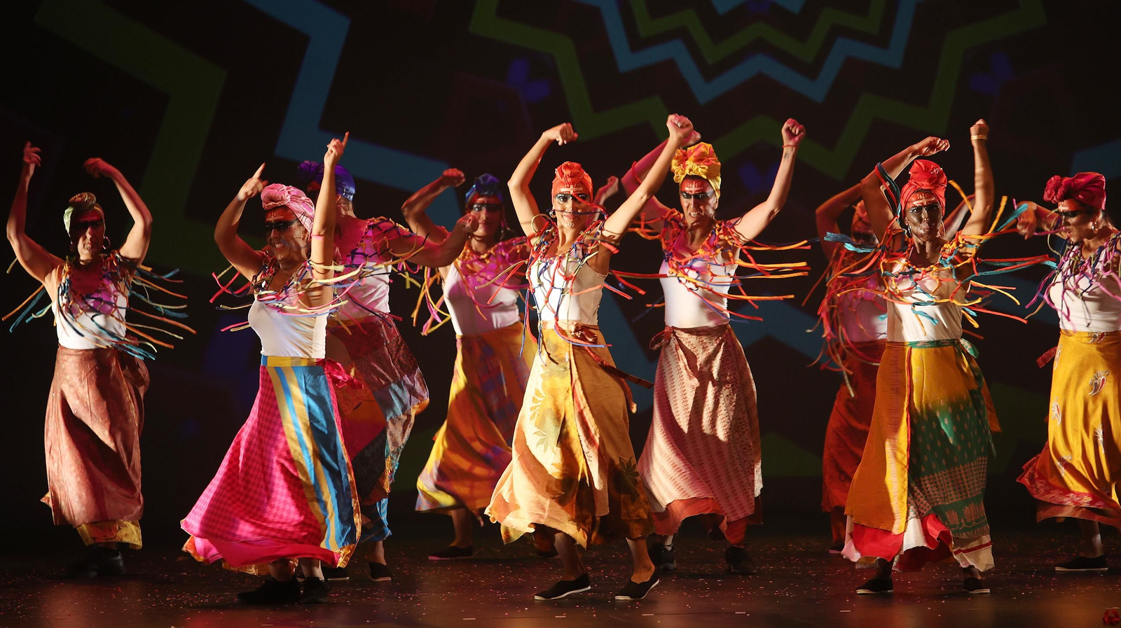 'África' el espectáculo de fin de curso de las Hermanas Sanchez en Jerez