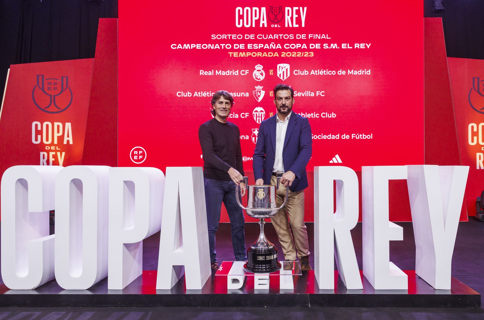 Las fotos del sorteo de la Copa del Rey