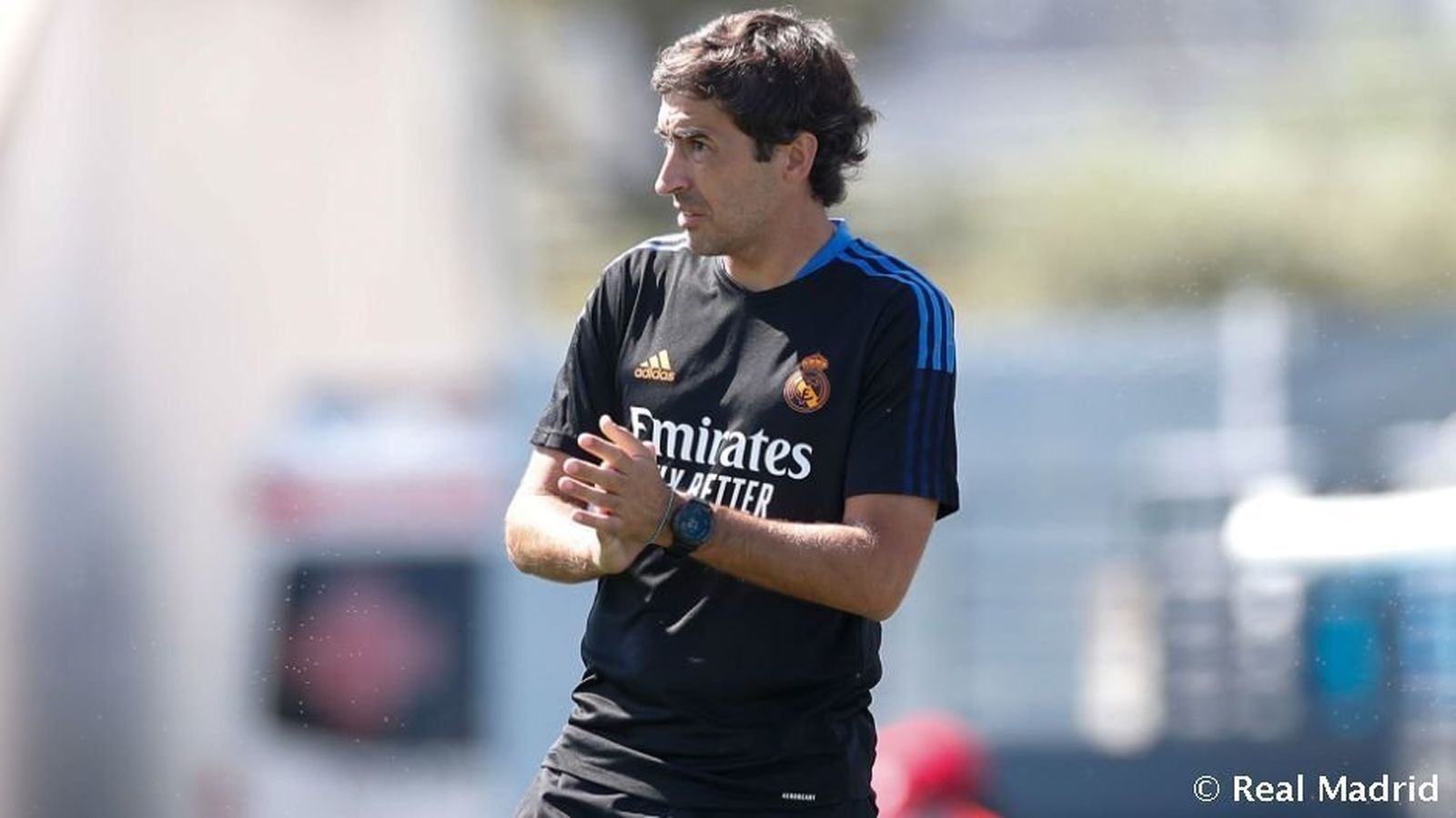 Raúl González, entrenador del Castilla.